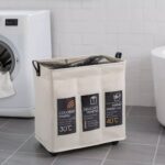 3 compartments laundry organizer